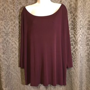 Eileen Fisher NWT Stretch Silk knit Jersey Top